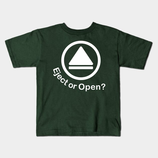 PLAYER ICONS - EJECT OR OPEN? V.1 Kids T-Shirt by inukreasi